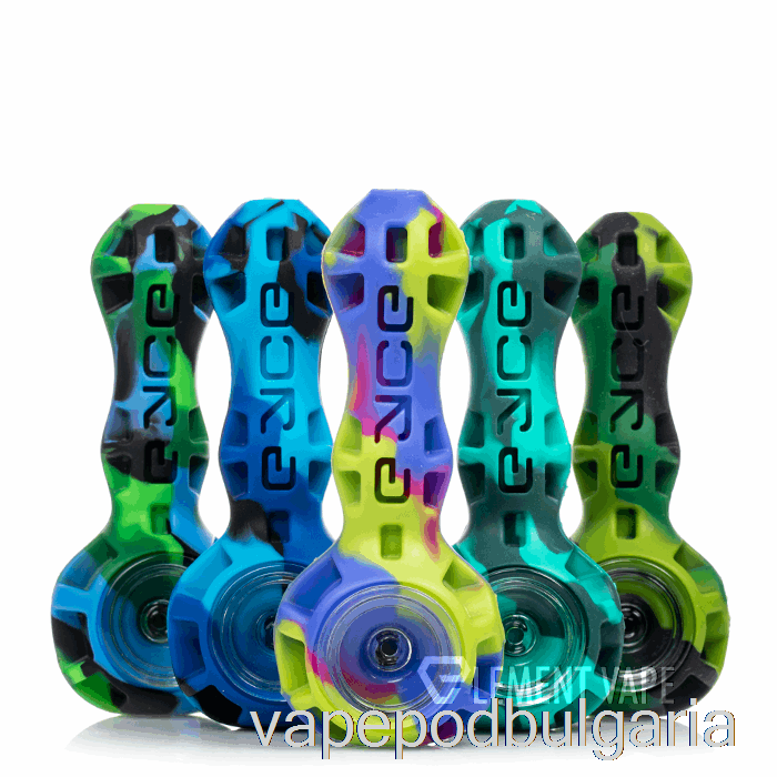 Vape 10000 Дръпки Eyce Silicone Spoon Mermaidpur (синьо / сиво / лилаво)